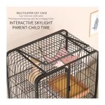 Petorldog sangkar kucing 4 layer Cat Cage 2/3/4 Level Metal Steel  Sangkar Villa Large Free Space Fence Cat Cage Large hanya RM99.00 di Shopee