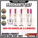 Pregnancy Test HCG 1 Pcs Pregnant Tes Strip/Cek Kehamilan One Step Urine Test Early Detection /Cek Mengandung/UPT test hanya RM0.10 di Shopee