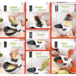 *READY STOCK* 9 IN 1 Vegetable Cutter Manual Carrot Chopper Potato Grater Food Slicer - Penyagat / Sayur / Kentang Lobak hanya RM7.90 di Shopee