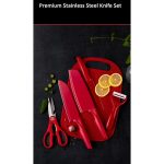 Ringgit Shop  KNIFE SET 7 in 1 ( SET PISAU VIRAL) Kitchen Knife / Alatan Dapur Pisau Gunting set ready stock Viral hanya RM12.00 di Shopee