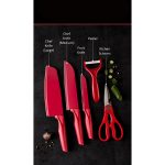 Ringgit Shop  KNIFE SET 7 in 1 ( SET PISAU VIRAL) Kitchen Knife / Alatan Dapur Pisau Gunting set ready stock Viral hanya RM12.00 di Shopee