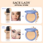 SACE LADY Waterproof Face Makeup set Flawless Foundation+Compact Powder Kit hanya RM26.99 di Shopee