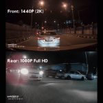 SAFECAM V40 PRO 2K Dual-Channel Dashcam 1440P Front + FHD 1080P Rear Dashcam WIFI App Control 24-H Parking Time Lapse hanya RM175.00 di Shopee