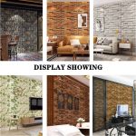 SHIP TODAY&CUSTOMIZED SUPPORT!FREE DIY Wall Stickers wallpaper 3D Retro Self-Adhesive Wallpaper dinding foam wall stickers hanya RM0.11 di Shopee