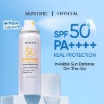 SKINTIFIC All Day Light Sunscreen Mist SPF50 PA++++ Sunscreen Spray Travel Friendly Sunblock Sunscreen Sunplay hanya RM20.00 di Shopee