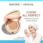 SKINTIFIC Cover All Perfect Cushion High Coverage Poreless Flawless Foundation Makeup 24H Long-lasting SPF35 PA++++ hanya RM37.00 di Shopee