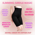 SLIMMING GIRDLE MAGIC CURVE LONG GIRDLE PANTS - SELUAR KEMPIS PERUT VIRAL ( ComeeShapewear ) hanya RM20.00 di Shopee