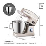 SUNATUR Heavy Duty Stand Mixer (2200W/10L) SM-15110N/SM15110NL hanya RM528.00 di Shopee