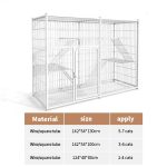 Sangkar Kucing Besar Murah 4 Tingkat 2 Level Cat Cage Big Size Large Platform Cat House Cat Villa White for Many Cats hanya RM189.00 di Shopee