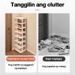 Shoe Rack Multi-layer Folding Narrow Shoe Rack Plastic Simple Shoe Rack Organizer Shelf Space-Saving Rak Kasut 鞋架 hanya RM17.40 di Shopee