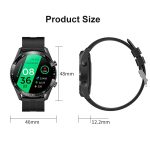 Smart Watch 1.28 Round Full Touch Screen Smartwatch CR300 Waterproof Sport Bracelet Fitness Tracker Heart Rate Monitor Bluetooth Call hanya RM75.89 di Shopee