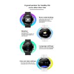 Smart Watch 1.28 Round Full Touch Screen Smartwatch CR300 Waterproof Sport Bracelet Fitness Tracker Heart Rate Monitor Bluetooth Call hanya RM75.89 di Shopee