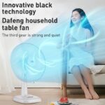 Solar Fan Adjustable Solar DC Fan 12" 16" Strong Wind Quiet Oscillating Fan Kipas Berdiri Living Room Dinning Hall hanya RM87.5 di Shopee