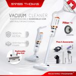 Swiss Thomas Cordless Vacuum Cleaner With Mop Pad Rechargeable Handheld Car Household Vacuum Cleaner