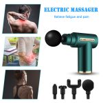 Swiss Thomas Massage Gun Relaxation 4 Massage Head 6 Speeds LED Display Touch Screen hanya RM41.91 di Shopee