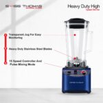 Swissthomas Heavy Duty High Speed Blender 50000 Round/Min Food Processor Ice Crusher Fruits Nuts (2.5L/5000W) hanya RM57 di Shopee