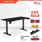 TTRacing Titus Smart Desk Gaming Table Study Working Home Office Height Adjustable Meja - 2 Years Official Warranty hanya RM939.00 di Shopee