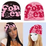 Time Knitted Beanie Hat for Adult Women Men Stretchy Beanie Jacquard Hat Y2K Girl Knit Bonnet Hat Kpop Dancing Hat Skull hanya RM11.03 di Shopee