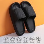 Upgrade Japanese Slipper Women Sandal Men Unisex Home Indoor Outdoor Shoe Selipar Lelaki Perempuan Kasut Sandal 网红厚底拖鞋 hanya RM3.49 di Shopee