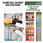 VC Art Wall Calendar Horse Kalendar Kuda 2024 Senarai Cuti Umum 跑马日历 Hanging Calendar hanya RM0.35 di Shopee