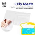 VIRAL Realeos 4ply Bamboo Tissue Paper Virgin Pulp Soft Facial Tisu 75pulls*4ply=300pcs 210pcs 面纸抽纸 hanya RM0.67 di Shopee