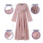 WCD003_Yanitza Women's Muslim Dresses Eid Mubarak Kaftan Dubai Abaya Fashion Hijab Long Dress hanya RM15.00 di Shopee