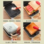 YIDPU 5 in 1 Add on Breakfast Maker Waffle Maker Pan Cake Machine Sandwich Maker Mesin Sarapan Pagi 华夫饼机早餐机 hanya RM49.99 di Shopee