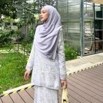 ZOE ARISSA BAJU KURUNG MODEN 2024 Rosalind Chiffon Lace Plain baju raya 2024 baju kurung raya 2024 viral floral printed hanya RM125.90 di Shopee