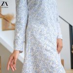 ZOE ARISSA BAJU KURUNG RAYA 2024 KURUNG MODEN Floral Printed Design Kurung Raya Viral 2024 NAYLA Kurung Riau Pahang hanya RM54.90 di Shopee