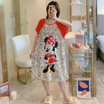 baju tidur plus size Pyjama Cartoon Pyjamas Baju Tidur Wanita Cartoon Sleepwear Nightwear Sleeping dress Pyjama Wanita hanya RM7.99 di Shopee