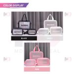 《Mega Deal》Waterproof TPU Cosmetic Bag Makeup bag Transparent Storage Bath Bag Hand Printed Portable Wash Bag hanya RM3.15 di Shopee