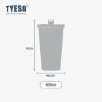 🔥100% Original🔥 Diamond Tyeso Thermos Cup Tumbler Cup with Straw Vacuum Water Bottle Cool Ice Cup 304 Stainless Steel hanya RM5.00 di Shopee