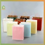 🔥CHEAPEST in SHOPEE🔥  Plain Colour Kraft Paper Bag Birthday Paper Bag Shopping Paper Bag Door Gift Paper Bag hanya RM0.37 di Shopee